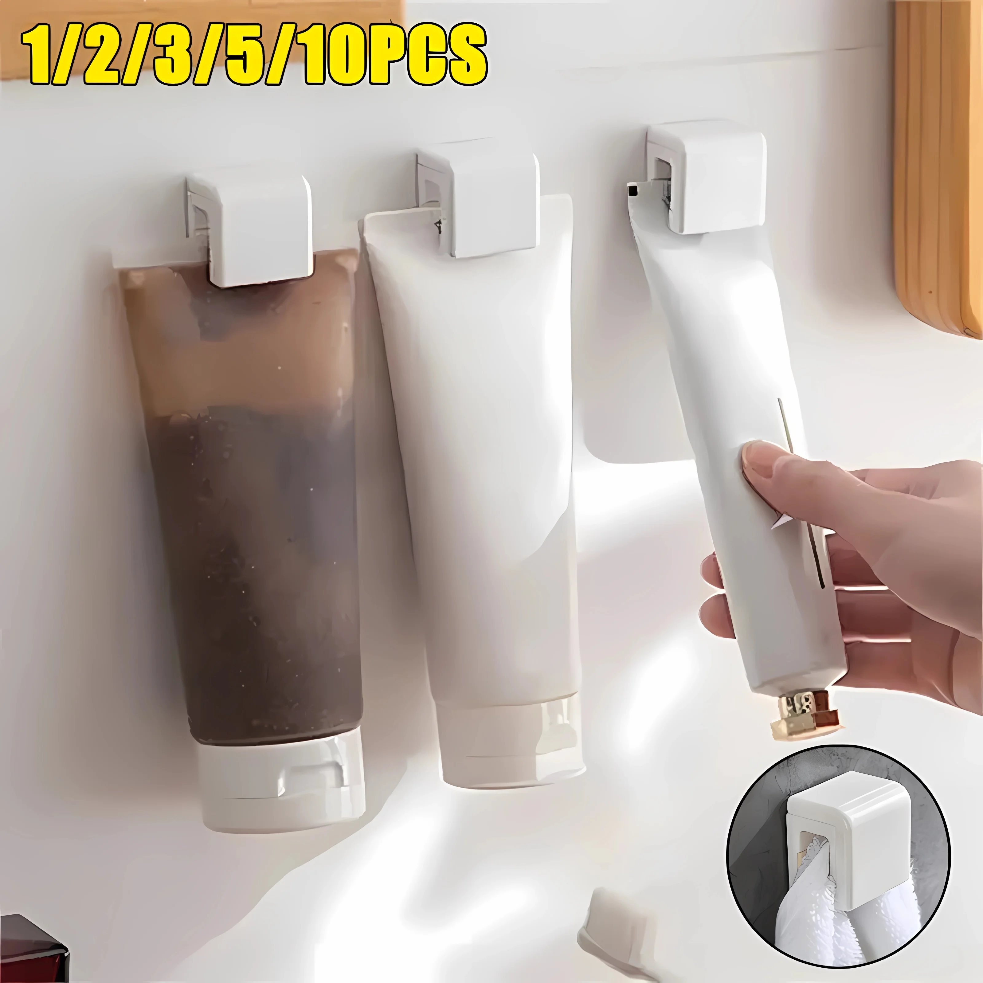 Punch-freies Zahnbürste Halter Wand Zahnpasta Halter Lagerung Rack-Halter Organizer Bad Zubehör