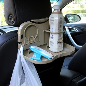 Auto-Rücksitztisch, Auto-Getränkehalter, klappbarer Auto-Tischhalter, Ständer, Schreibtisch, Auto-Getränke
