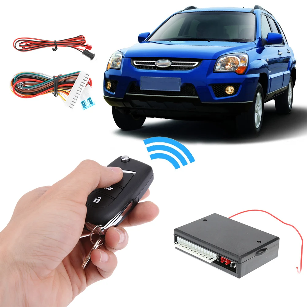 Auto Auto Keyless Entry System Fernbedienung Zentralverriegelung Kit – Bild 5