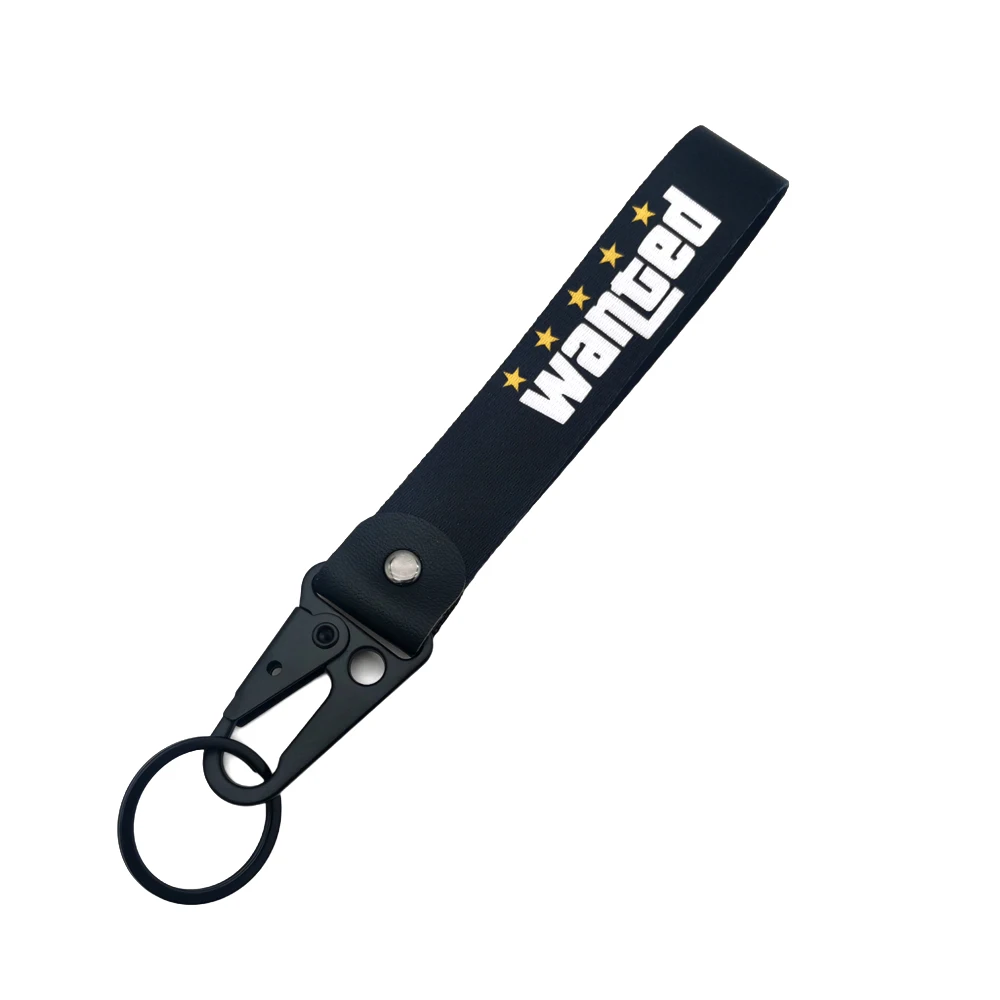 JDM Stil Auto Schlüsselanhänger Hokkaido Geschenk Schlüsselanhänger Auto Motorrad Wanted Key Stahl Federclip