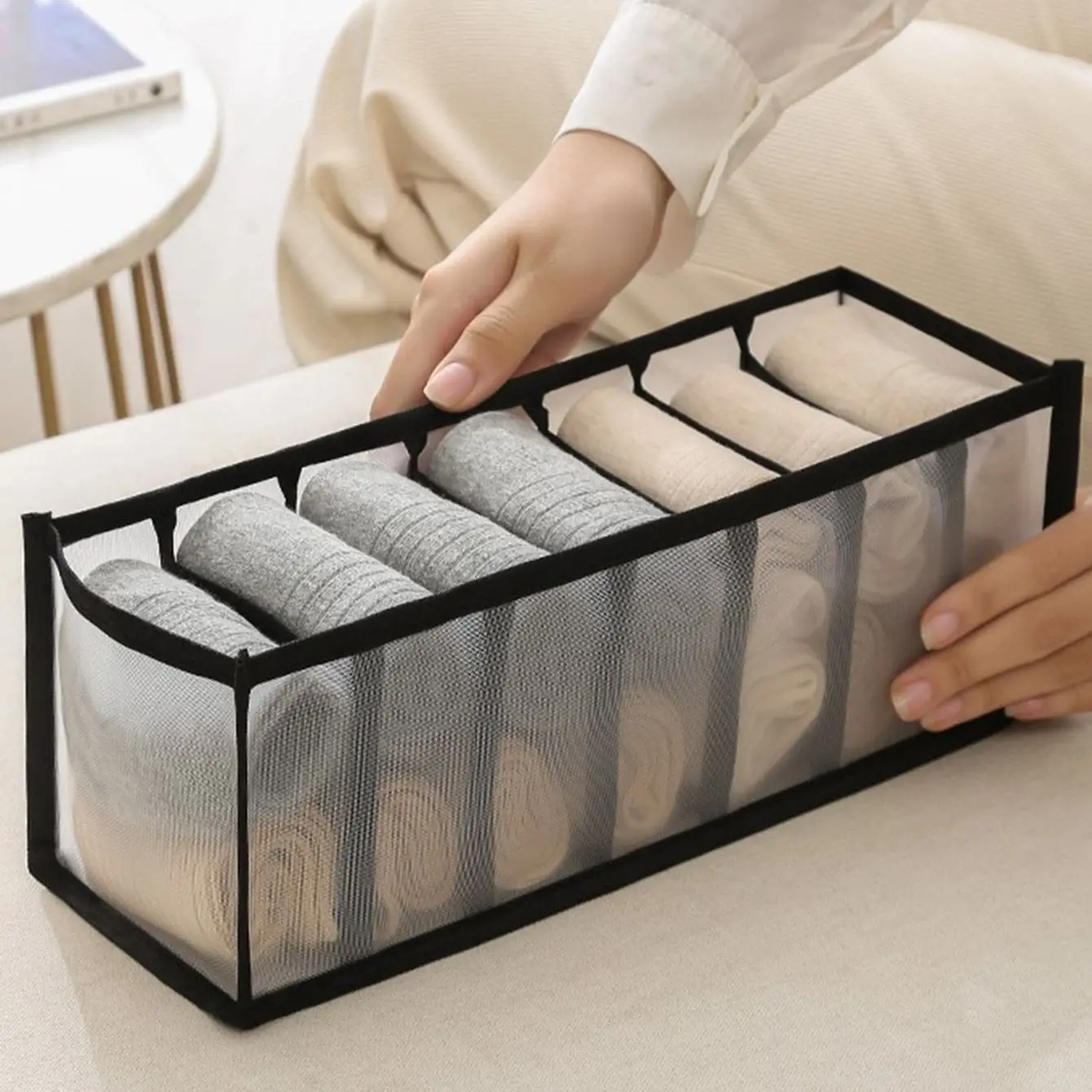 Schrank-Organizer für Socken, Zuhause, getrennte – Bild 5