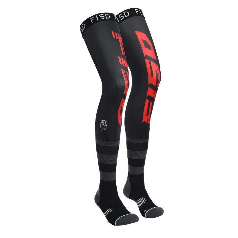 Motorrad-Kompressions-Kniebandage, Enduro-Socke, Motocross-Kniesocken, ATV MX-Knieschutz