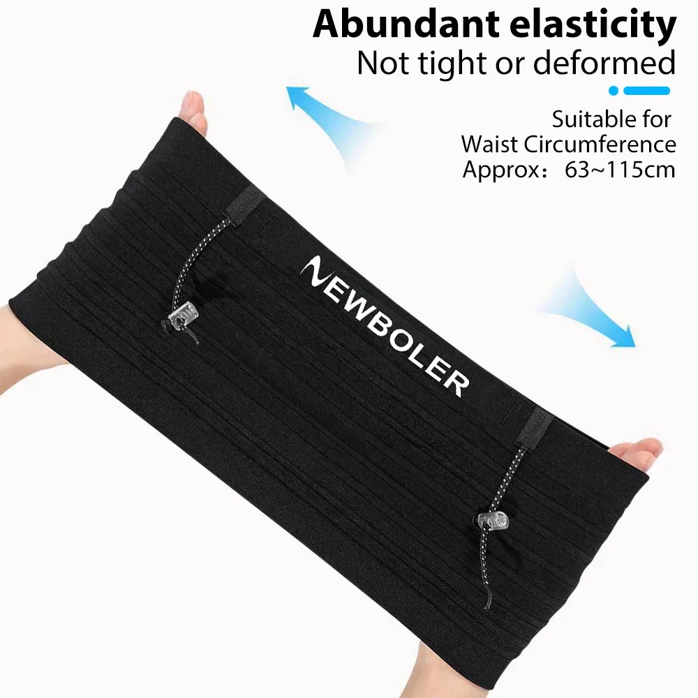 NEWBOLER Elastische Sport-Hüfttasche für Laufen, Rennen – Bild 5