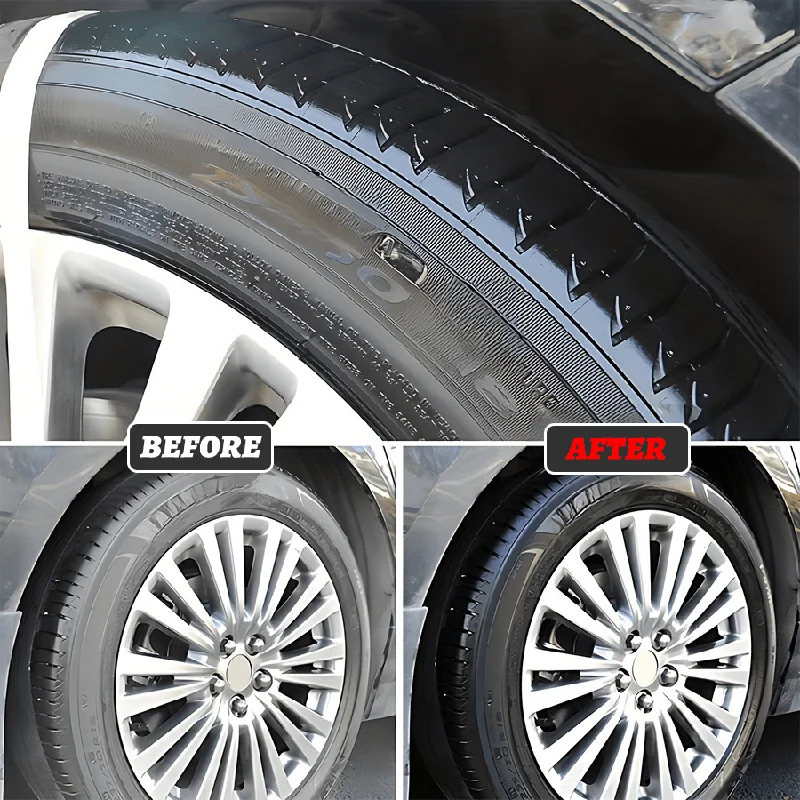 Autoreifen-Restaurator, Wachs, zurück zu schwarz, glänzend, langlebige – Bild 6