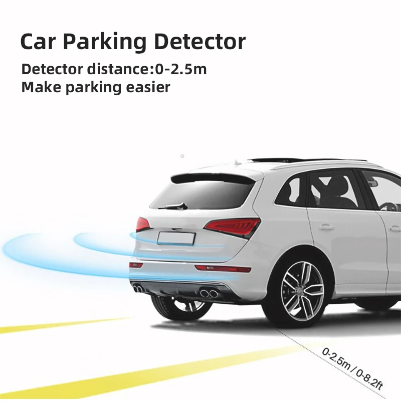 Auto LED Parkplatz Sensor Kit mit 4 Radar Genaue Digitale Anzeige der – Bild 5