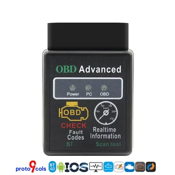 ELM327 Bluetooth 4,0 Auto OBD2 Scanner ULME 327 BT Für Android & IOS & Windows 9 Protokoll OBD Code Reader
