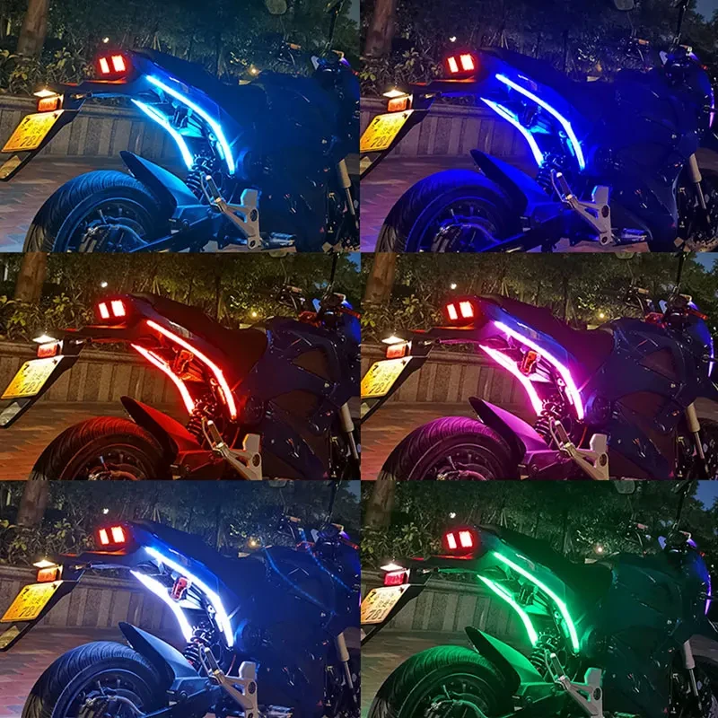 Motorrad Blinker Lichter LED Tagfahrlicht Rücklicht DRL (2 Stück) – Bild 5