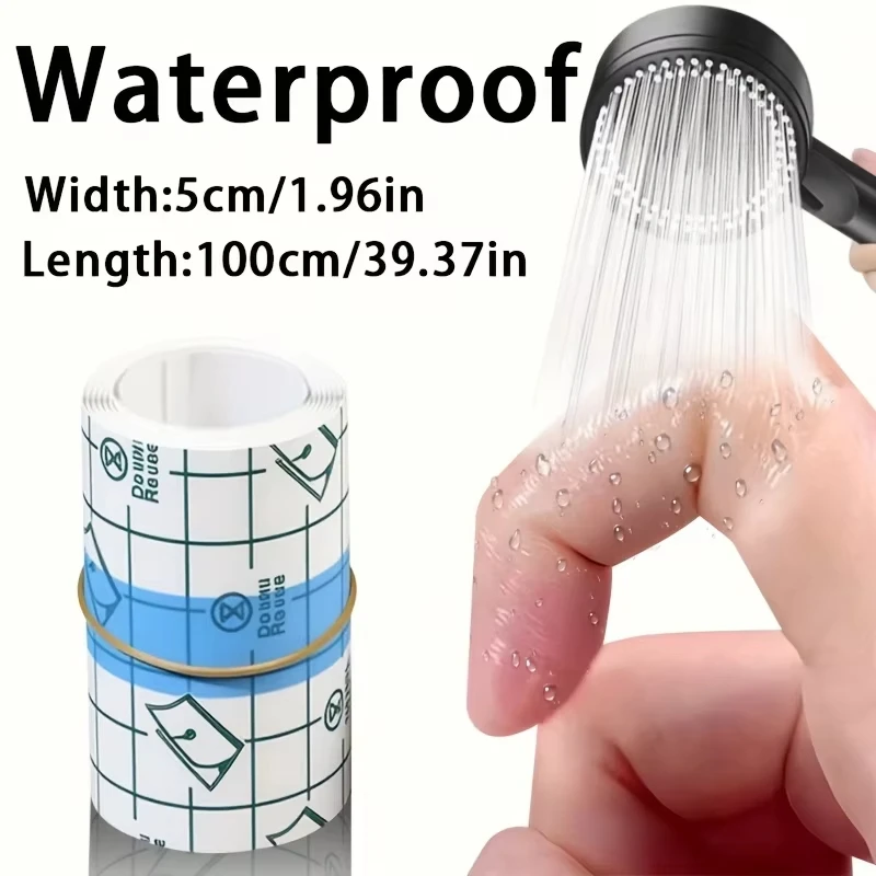 1 Rolle transparentes selbstklebendes Klebeband, tragbarer – Bild 2