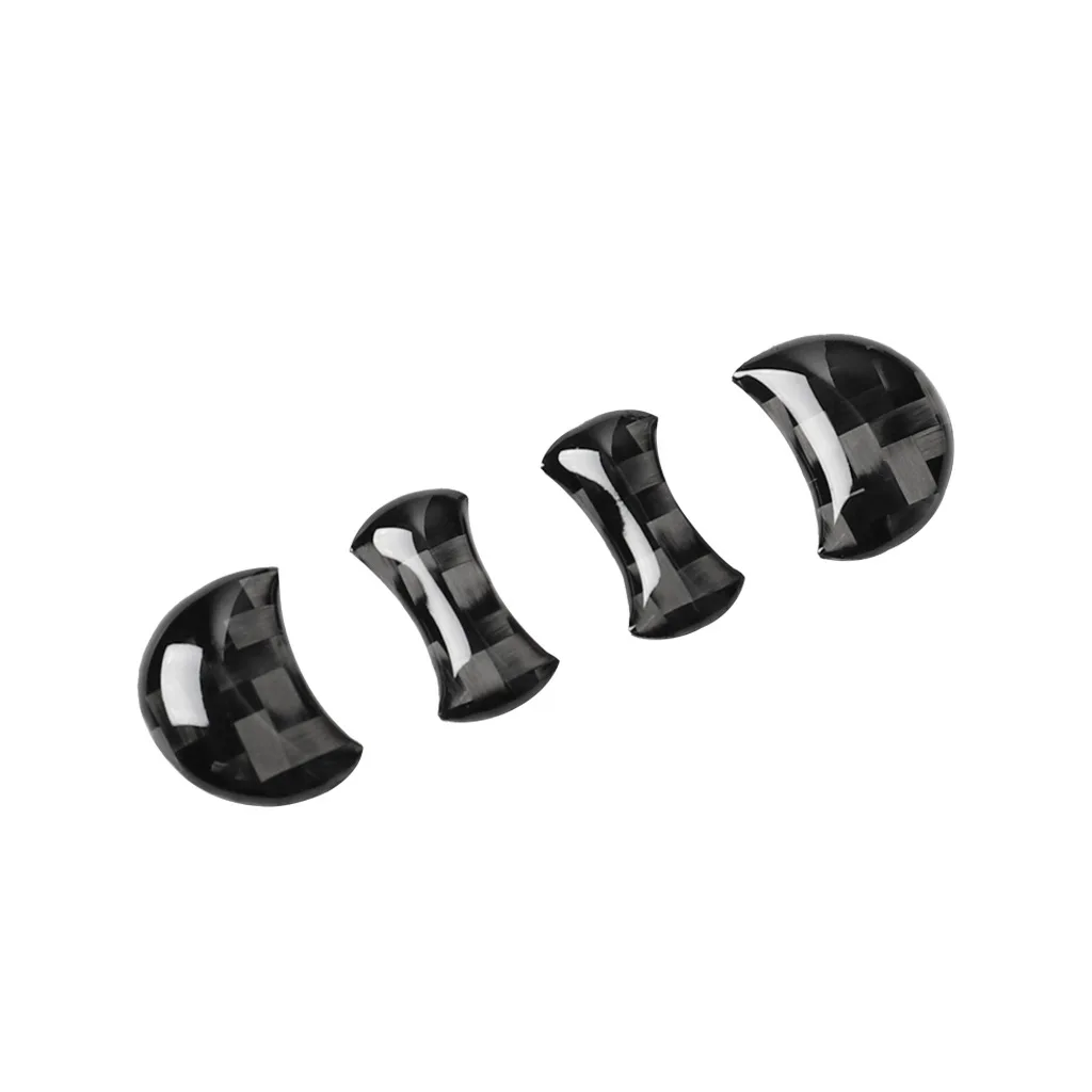 Auto Lenkrad Ring Trim Carbon Faser Aufkleber Abdeckung Dekoration – Bild 4