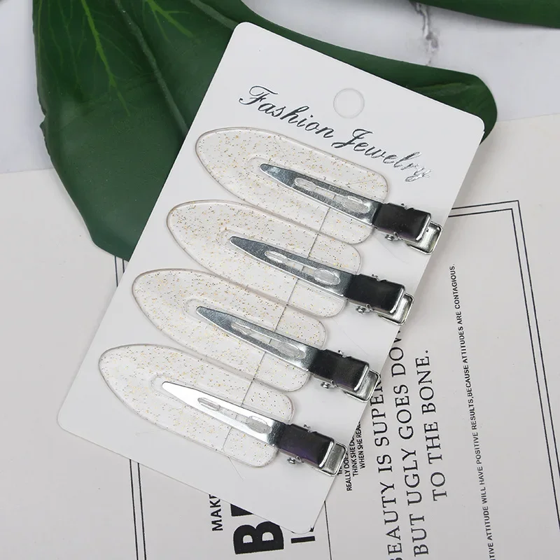 6 cm Haar Clips Keine Biegung Nahtlose Haar Clips Seitlichem (4 Stück) – Bild 5