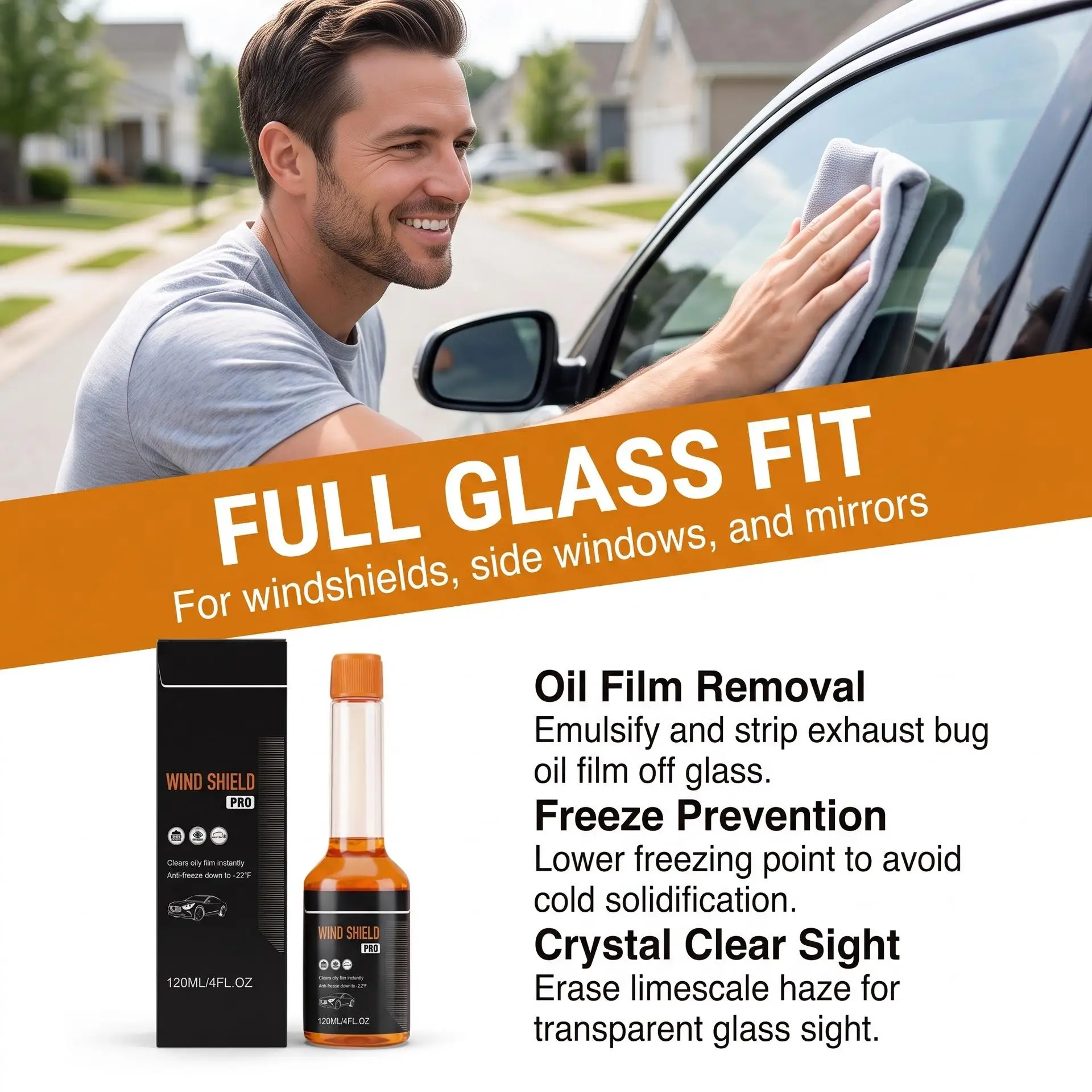 Auto-Windschutzscheiben-Glas-Ölfilm-Entferner, universeller – Bild 4
