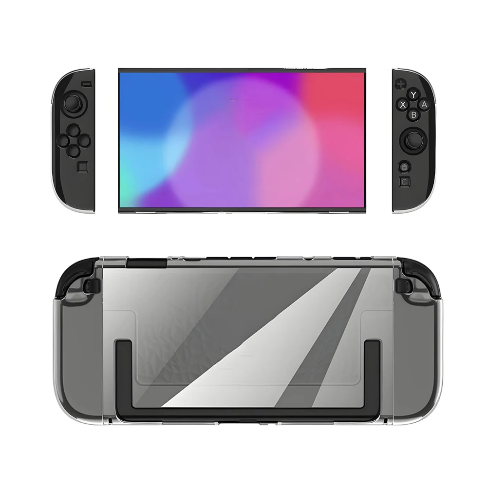 Transparente Schutzhülle für Nintendo Switch 2 Konsole und Joypad, Geteilte Schutzabdeckung für Switch 2