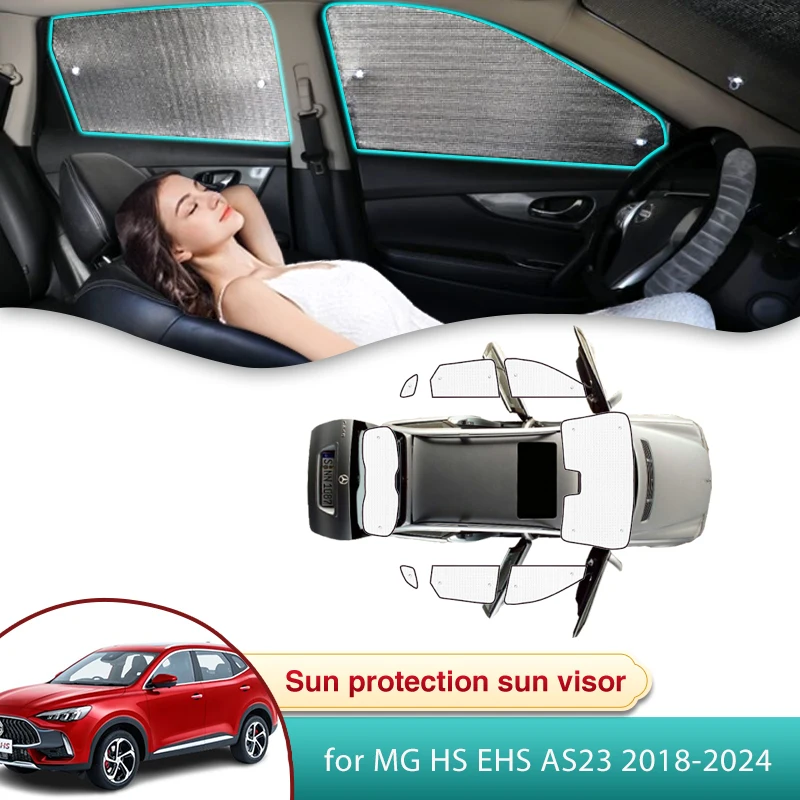 Voller Auto-Sonnenschutz für MG HS EHS AS23 2018 2019 2020 2021 2022 2023 2024 Zubehör Sonnenschutz