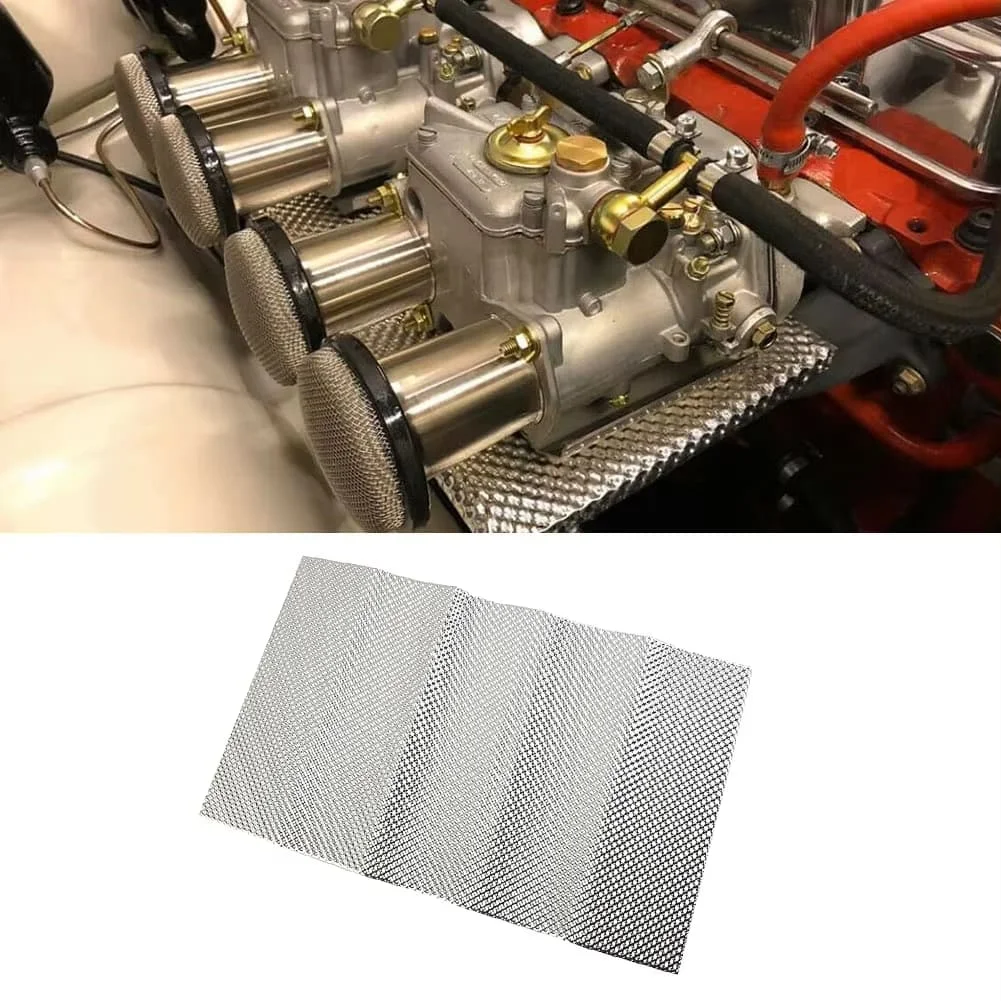Auto Geprägte Aluminium Hitzeschild 300x500mm Turbo Verteiler-Auspuff – Bild 2