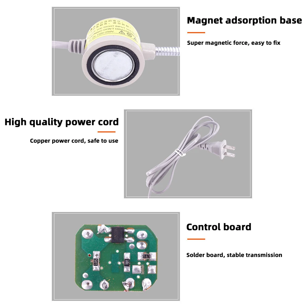 30 LED-Arbeitsleuchte für den Schreibtisch, magnetische Basisleuchte – Bild 5