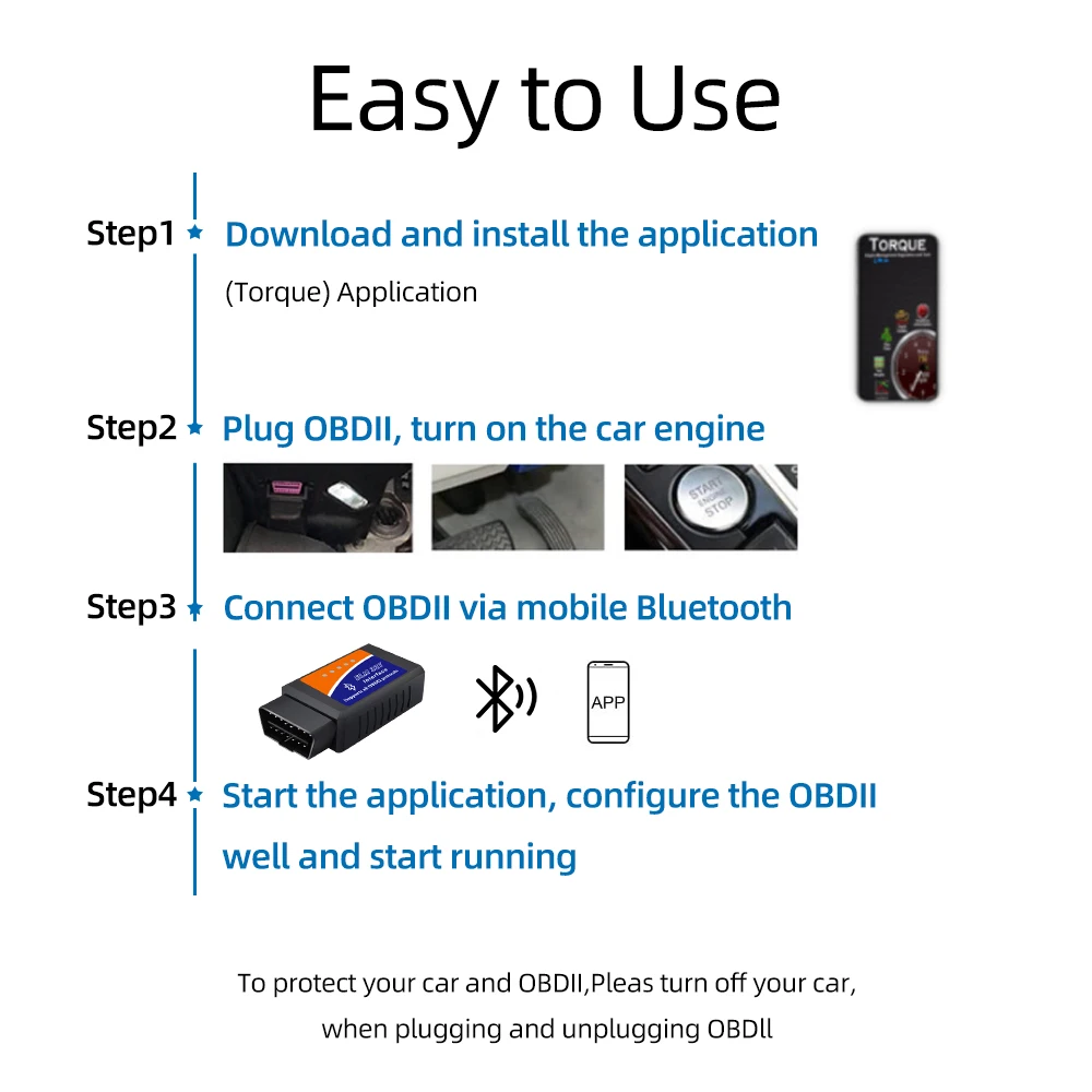 OBD2 Scanner ELM327 Auto Diagnose Detektor Code Reader Tool V 1,5 WIFI – Bild 4