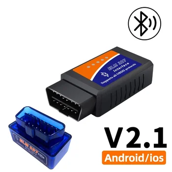 ELM327 V1.5/2.1 OBD2 Scanner TR6260S1 Bluetooth ELM 327 OBD Auto Diagnose Werkzeug Für Android/IOS PK Vgate
