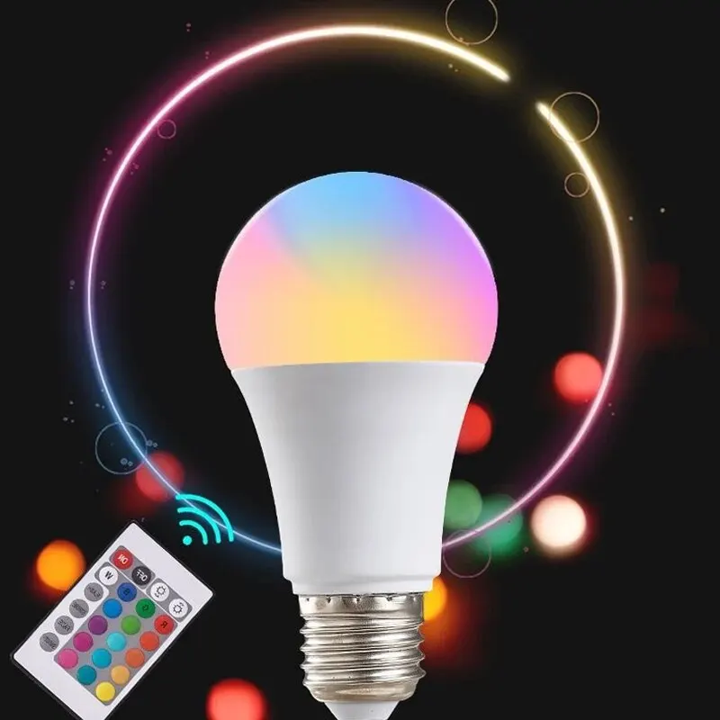 16 Farben RGB-Glühbirne LED Mehrfarbige Glühbirne E27 220 V – Bild 3