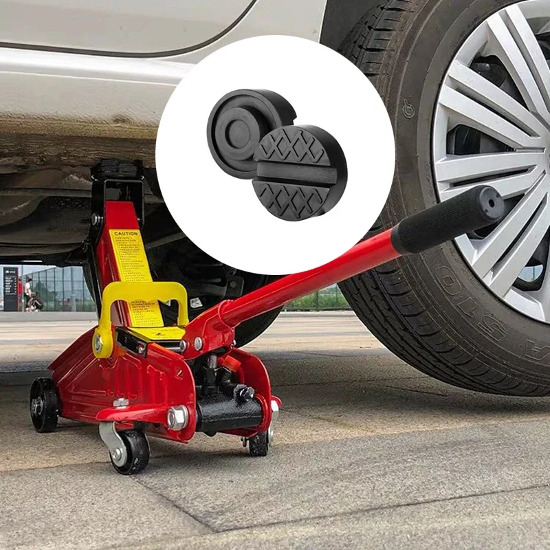 Auto Lift Jack Unterstützung Ständer Gummi Pads Rad Dolly Schlitz – Bild 3