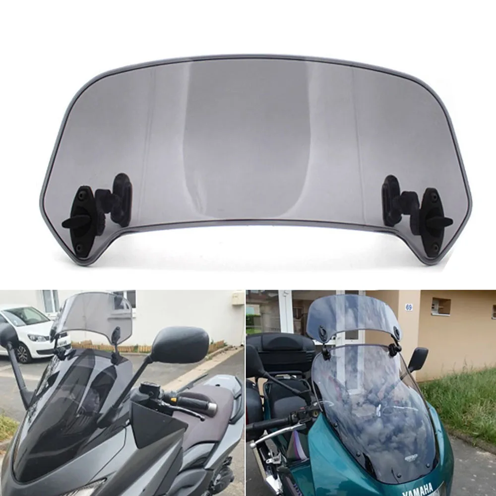 Motorrad Universal Windschutzscheibe Verlängerung Einstellbare Spoiler Clamp-On Windschutzscheibe Deflektor