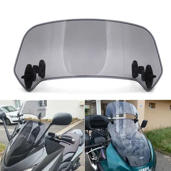 Motorrad Universal Windschutzscheibe Verlängerung Einstellbare Spoiler Clamp-On Windschutzscheibe Deflektor