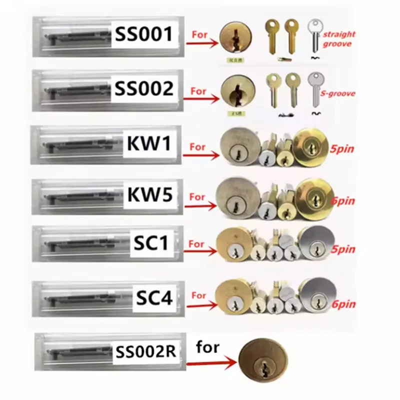 Präzisionswerkzeug aus Edelstahl SS001 Pro O-Ring-Tonabnehmer-Set – Bild 3
