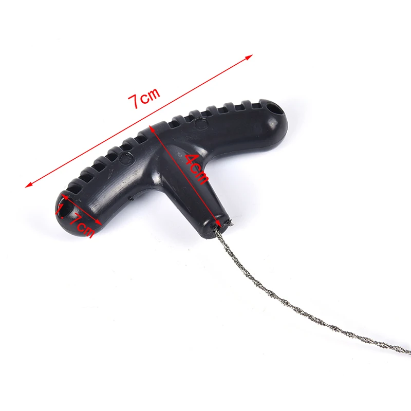 Manuelle Hand Stahl Reise Werkzeuge Outdoor Camping Wandern Seil – Bild 5