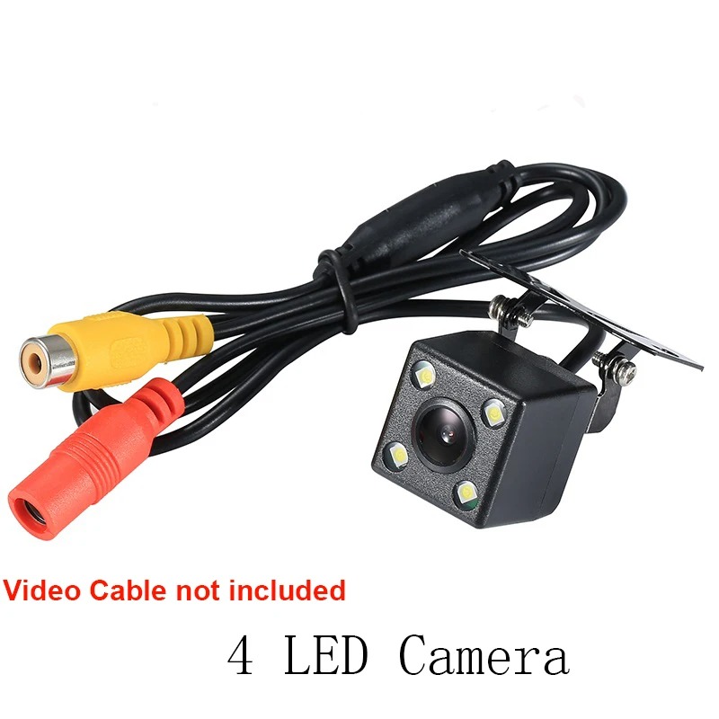 Weitwinkel-HD-Auto-Rückfahrkamera Rückfahrvideo-Fahrzeugkamera Backup-Rückfahrkamera 12 LED