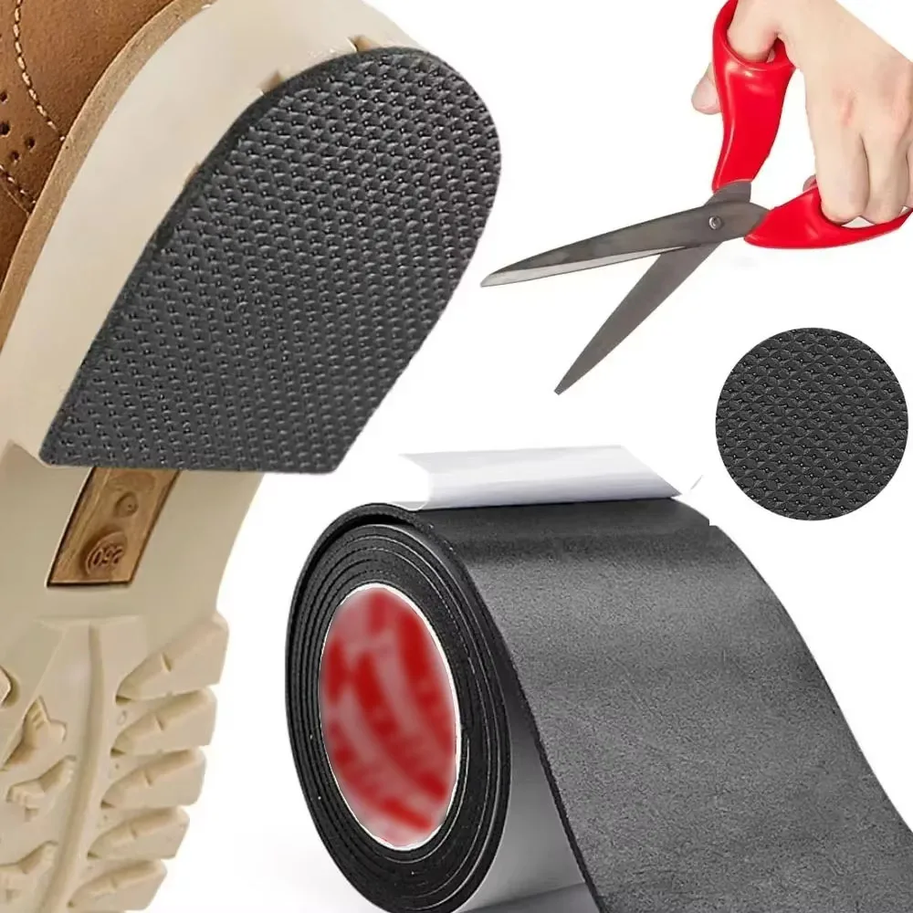 1 Rolle dicker, rutschfester, verschleißfester Schuhsohlenaufkleber, stummgeschaltete Kissen-Einlegesohlen