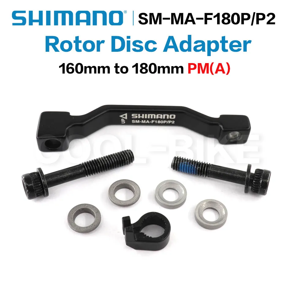 SHIMANO Scheibenbremsenadapter PM A-Säule Scheibenbremshalterung für 180 mm 203 mm Rotor RT86 RT81 RT56