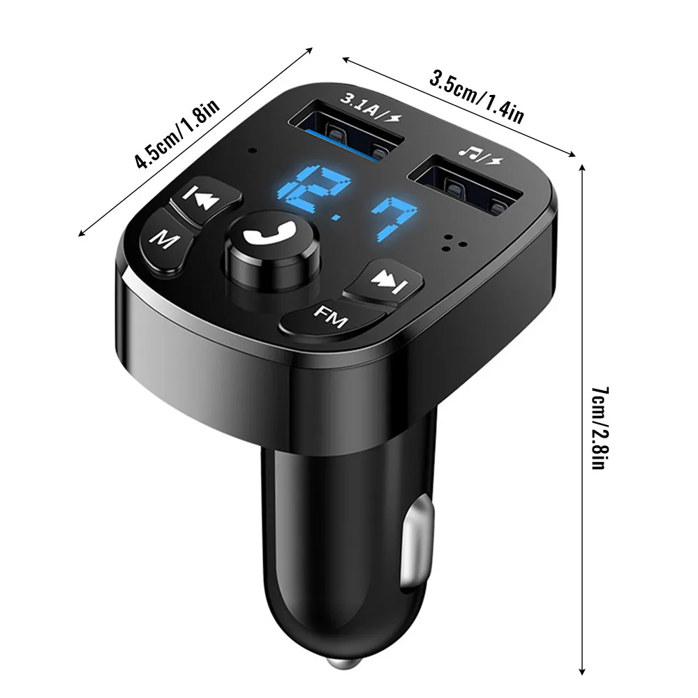 Auto-Freisprecheinrichtung, Bluetooth-kompatibel, 5.0 FM-Transmitter – Bild 6