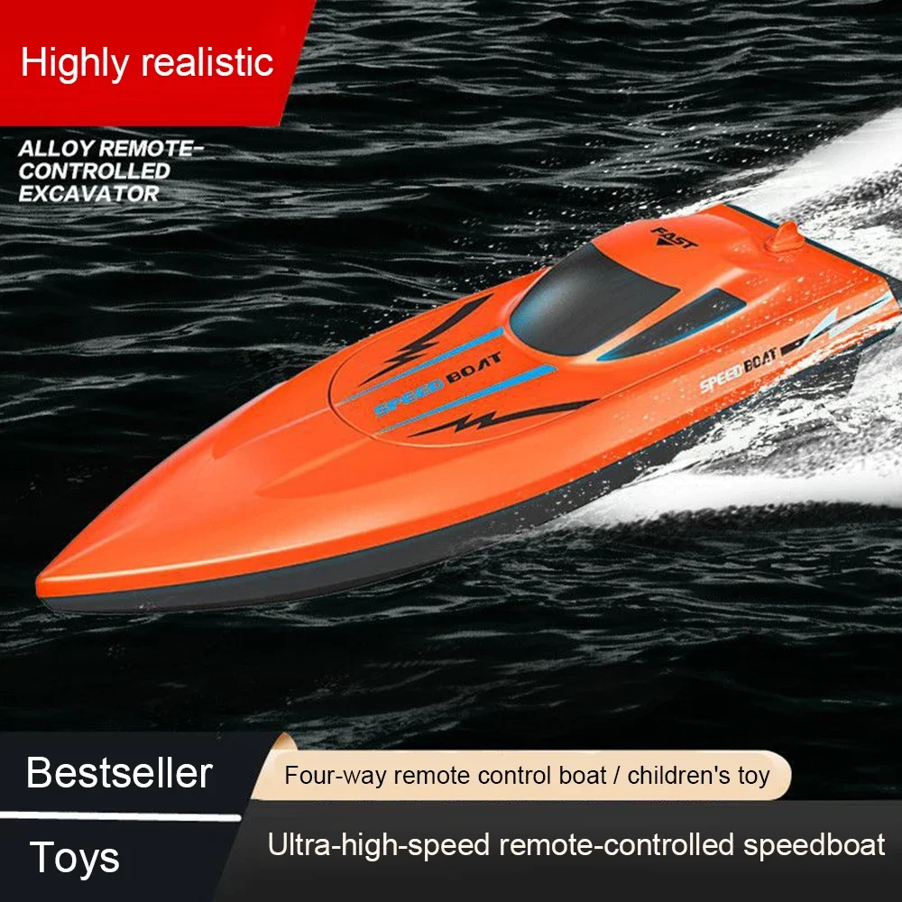 Kinder-Ferngesteuertes Boot, Wasserdicht & Ultra-Schnell, Leichtes – Bild 4