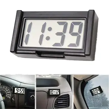 Mini Digitaluhr Großen Bildschirm Auto Armaturenbrett Elektronische Uhr Selbstklebende Mini Uhr Auto Uhr