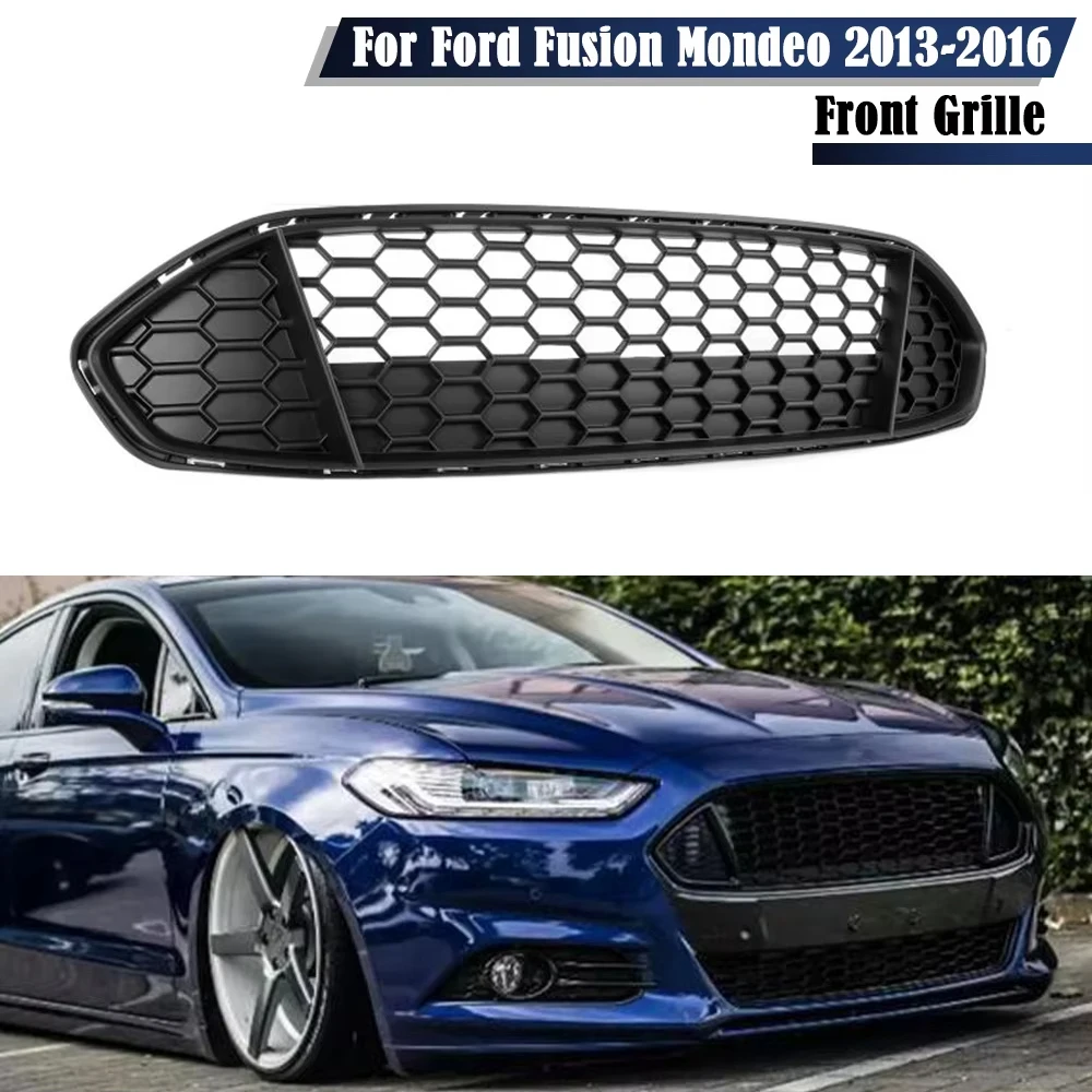 Waben Auto Frontschürze Kühlergrill Mesh Center Racing Grills Für Ford Fusion Mondeo 2013-2016 Lufteinlass