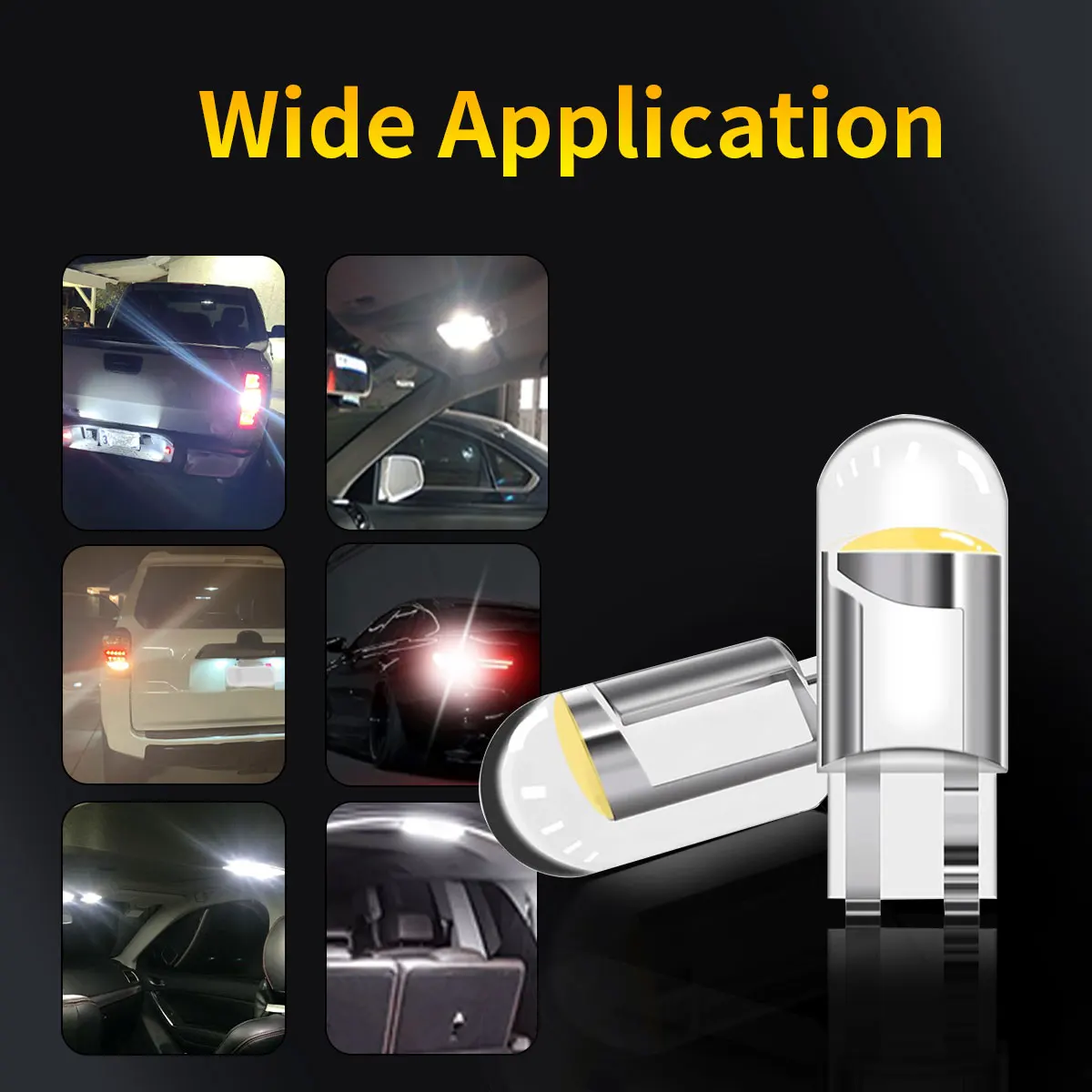 Rot Gelb Weiß W5W T10 WY5W 192 194 168 LED Auto Lampen (10 Stück) – Bild 3