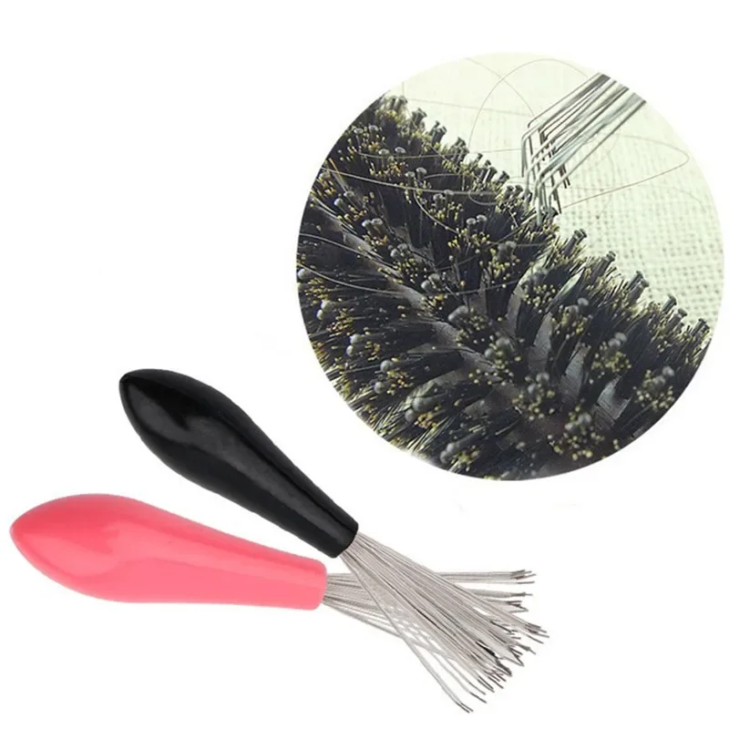 Kamm Haar Pinsel Reiniger Kunststoff Griff Reinigung Pinsel Entferner – Bild 4