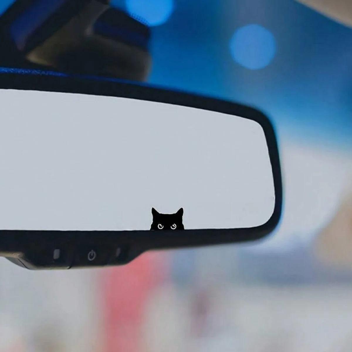 Katzen-Peeker-Aufkleber, Auto-Aufkleber, Schwarzer – Bild 2
