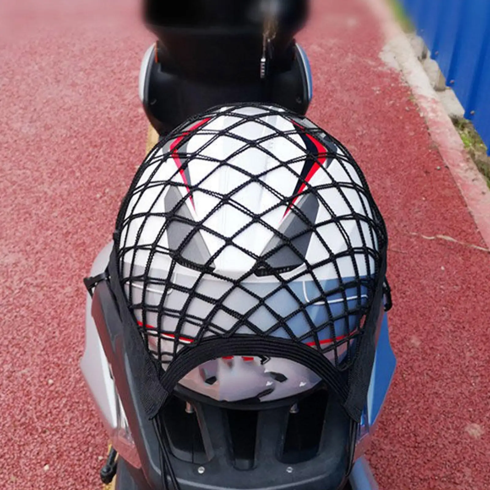 Motorrad helm Aufbewahrung Kofferraum tasche Cargo Bike Roller Gepäck netz Helm Mesh Kraftstoff tank Lagerung