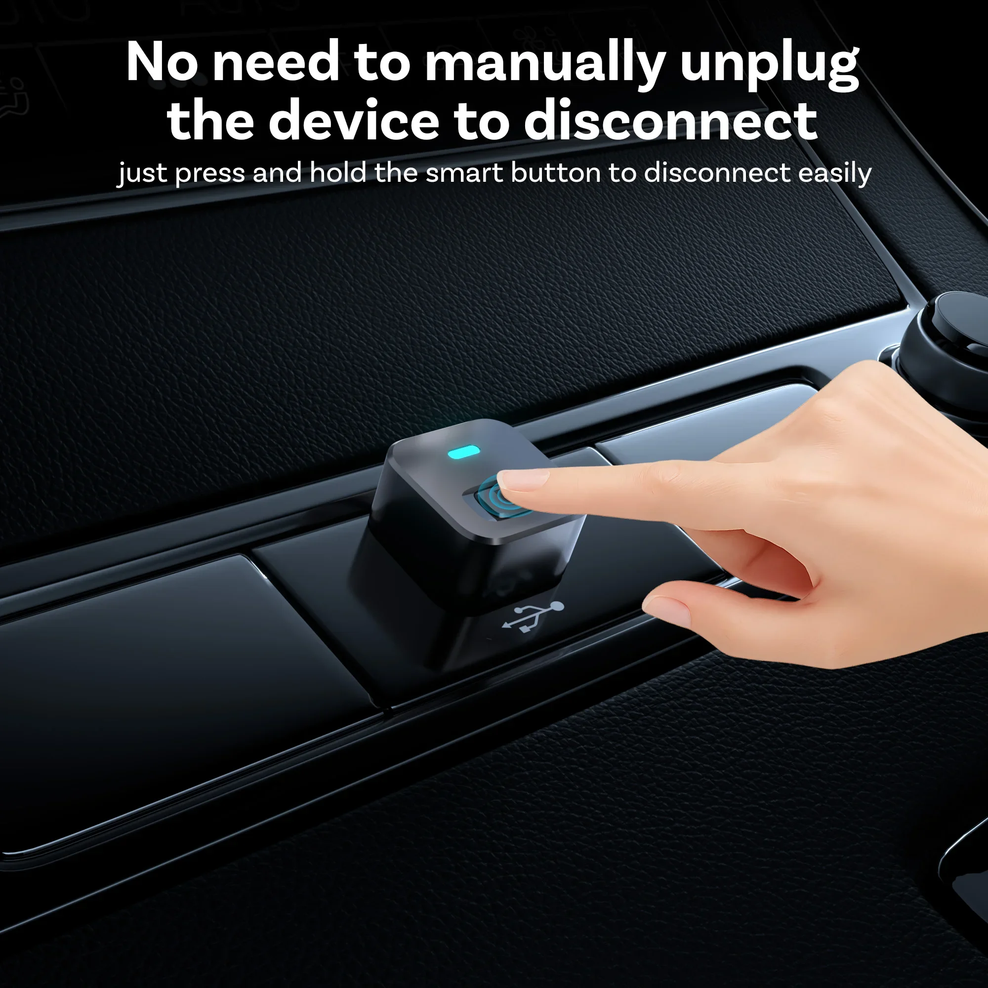 OTTOCAST Mini Dot Cube Wireless CarPlay Android Auto Adapter 2 in 1 – Bild 4