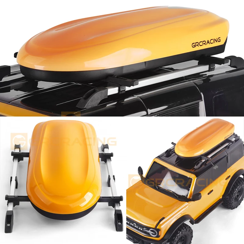 Klassische Dachbox Universal Gepäckträger für 1/10 RC Crawler Auto Traxxas TRX4 Defender Bronco AXIAL SCX10