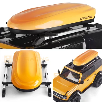 Klassische Dachbox Universal Gepäckträger für 1/10 RC Crawler Auto Traxxas TRX4 Defender Bronco AXIAL SCX10