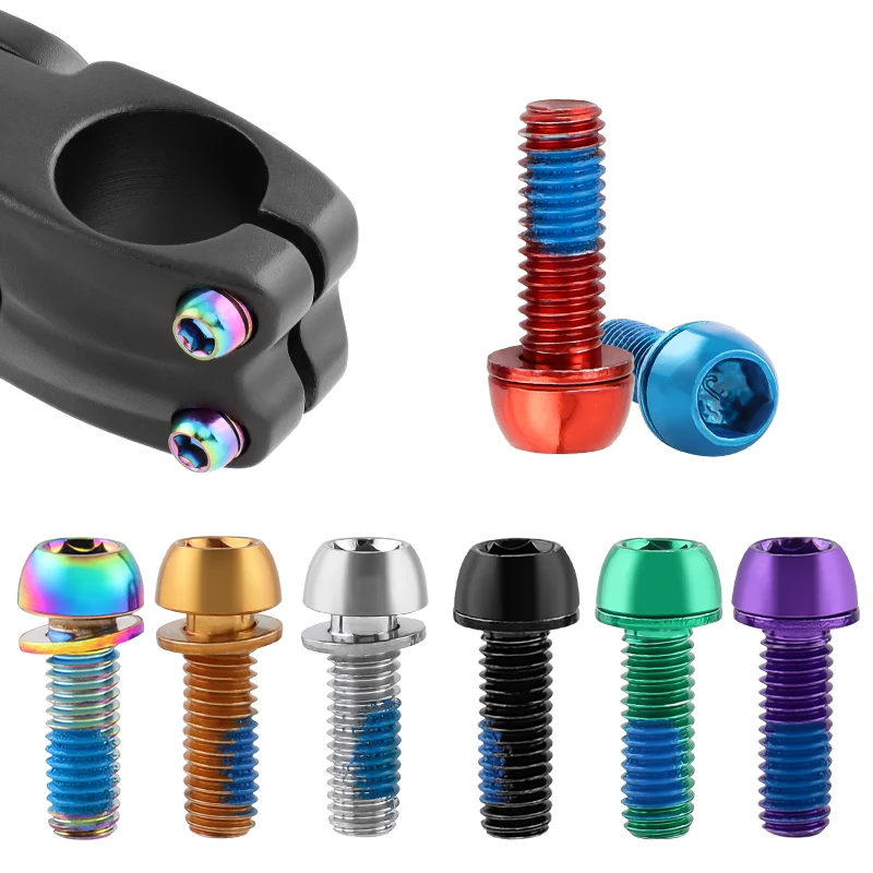 MUQZI 6 Stück M6 x 17 mm Scheibenbremssattelschrauben – Bild 2