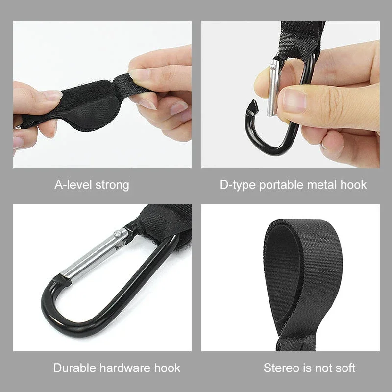 Baby kinderwagen haken clip aluminium legierung karabiner warenkorb – Bild 3