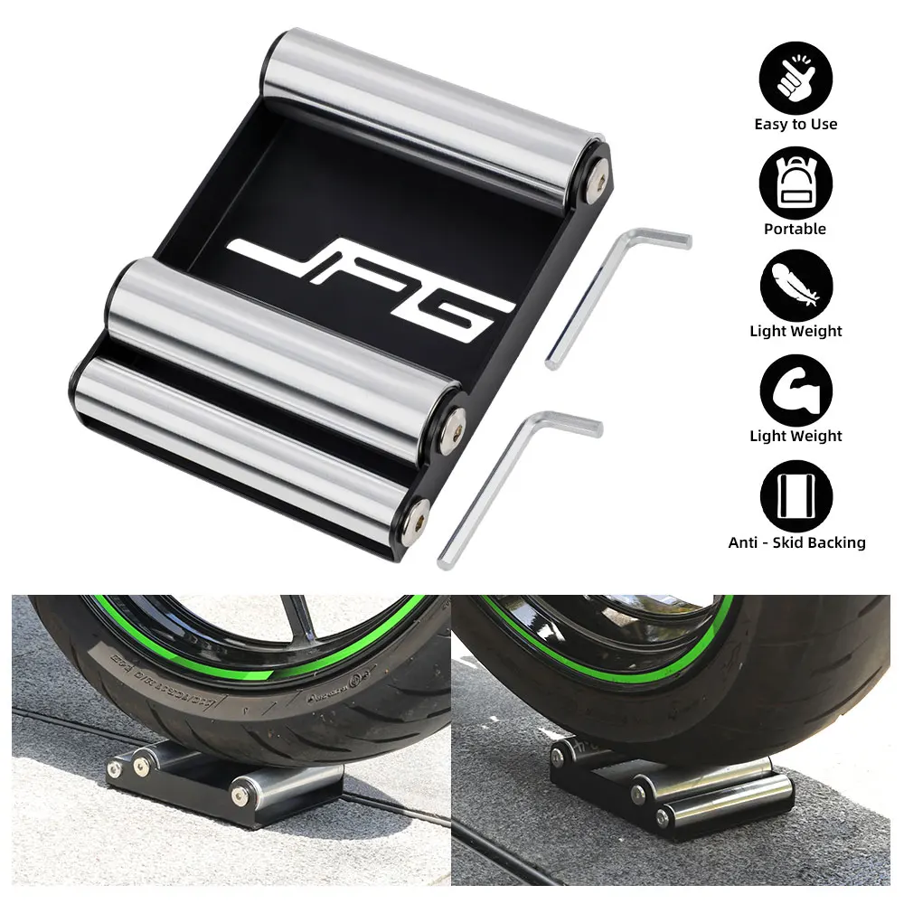 Motorrad Universal Reifen Reinigung Stehen Reifen Waschen Halterung Tragbare Kette Sauber Langlebig Roller