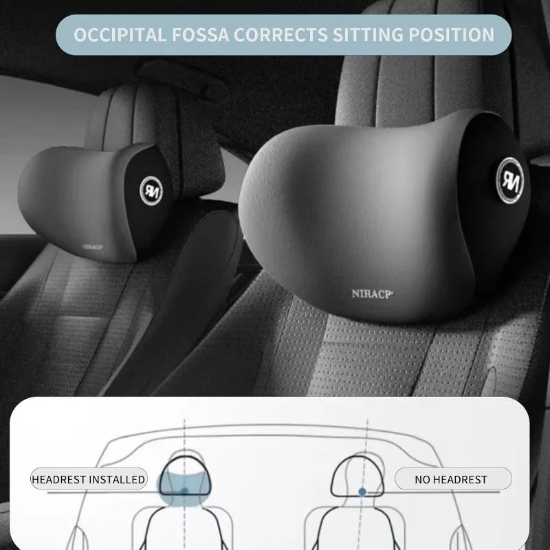 Auto Kopfstütze/Lenden Unterstützung Auto Hals Kissen Taille Kissen – Bild 2
