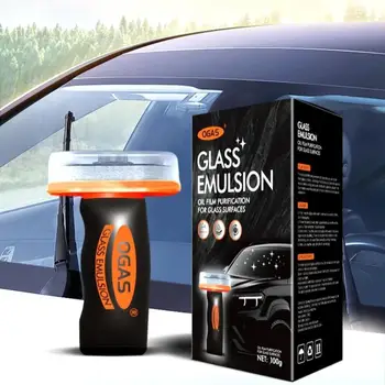 Handgehaltener Glasemulsions-Ölfilmentferner, Auto-Windschutzscheibenreiniger für Front-/Seiten-/Heckscheiben