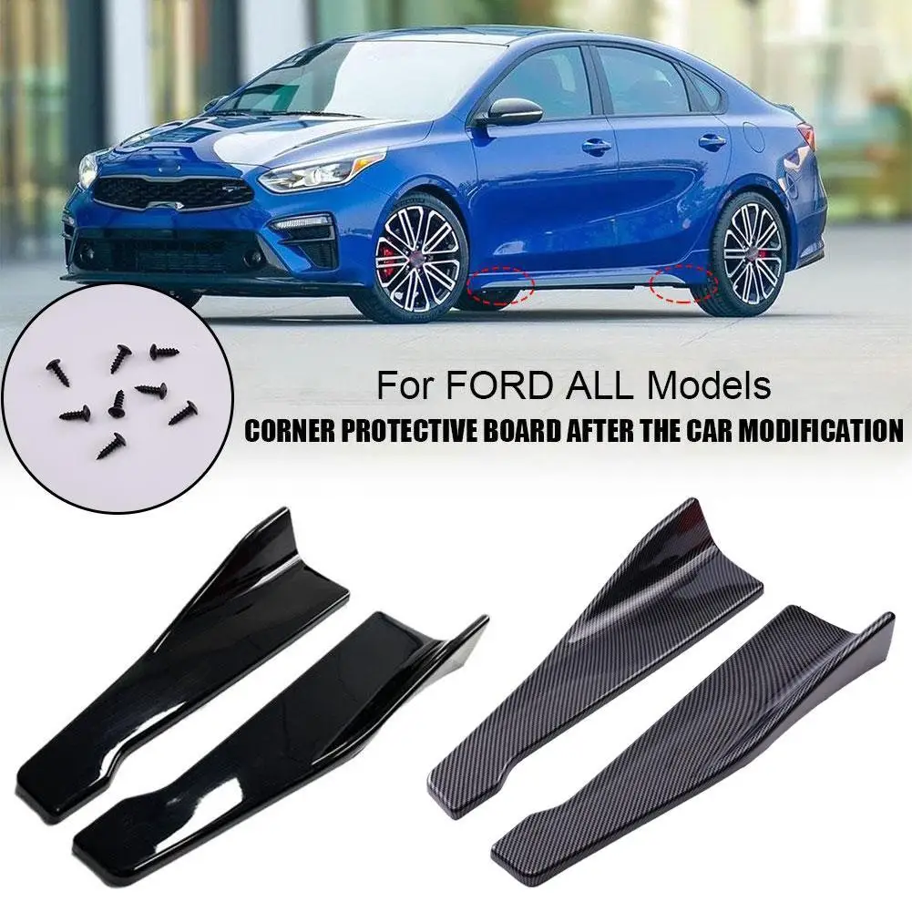 Universal Autovoorkant Rear Bumper Strip Lip Spoiler Diffuser Splitter – Bild 5