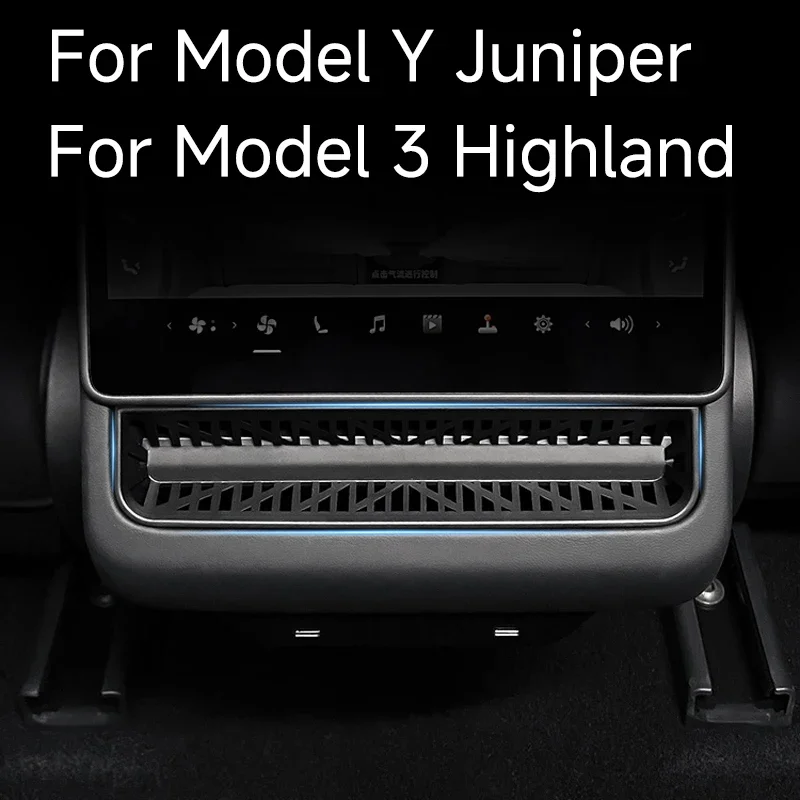 Tesla Model Y Juniper Zubehör 2025 2026 Hintere Luftauslassabdeckung – Bild 2