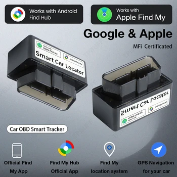 IOS & Android System GPS-Tracker für Autos, OBD Google Find My APP GPS-Ortungsgerät
