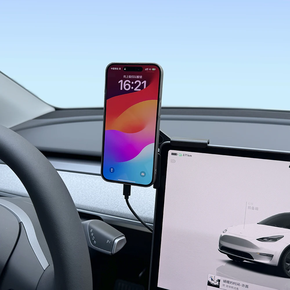 Qi2.2 Magnetische Auto-Ladehalterung 15 W / 25 W für Tesla Model 3 – Bild 6